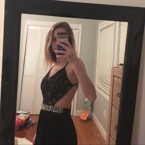 PROM DRESS! Beaded and lace top